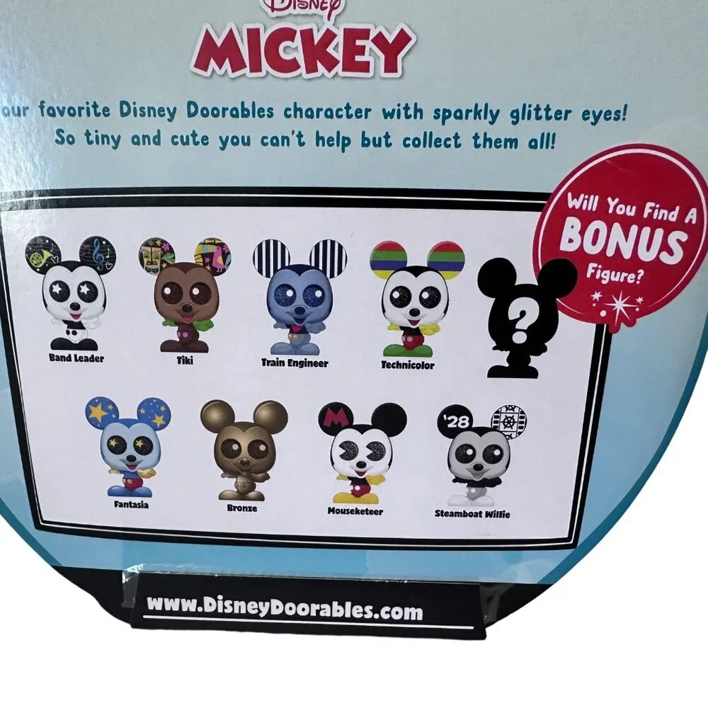 Disney Doorables Mickey Years Of Ears Collection Peek 8 Exclusive Figures NEW - Picture 2 of 8